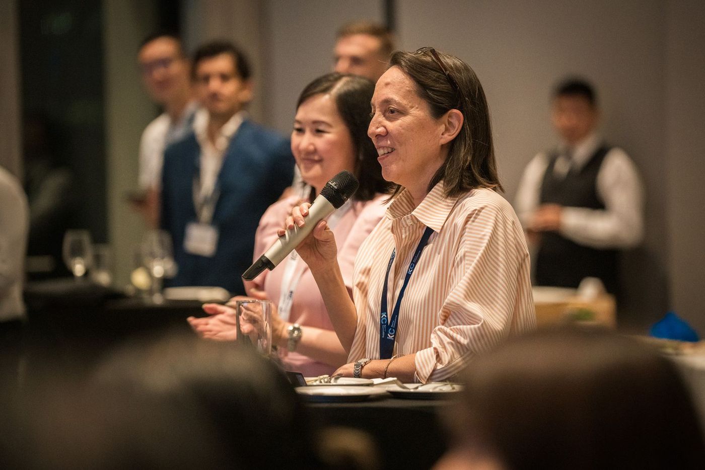 The question and answer session at the Singapore premiere of The Girl and Her Piano